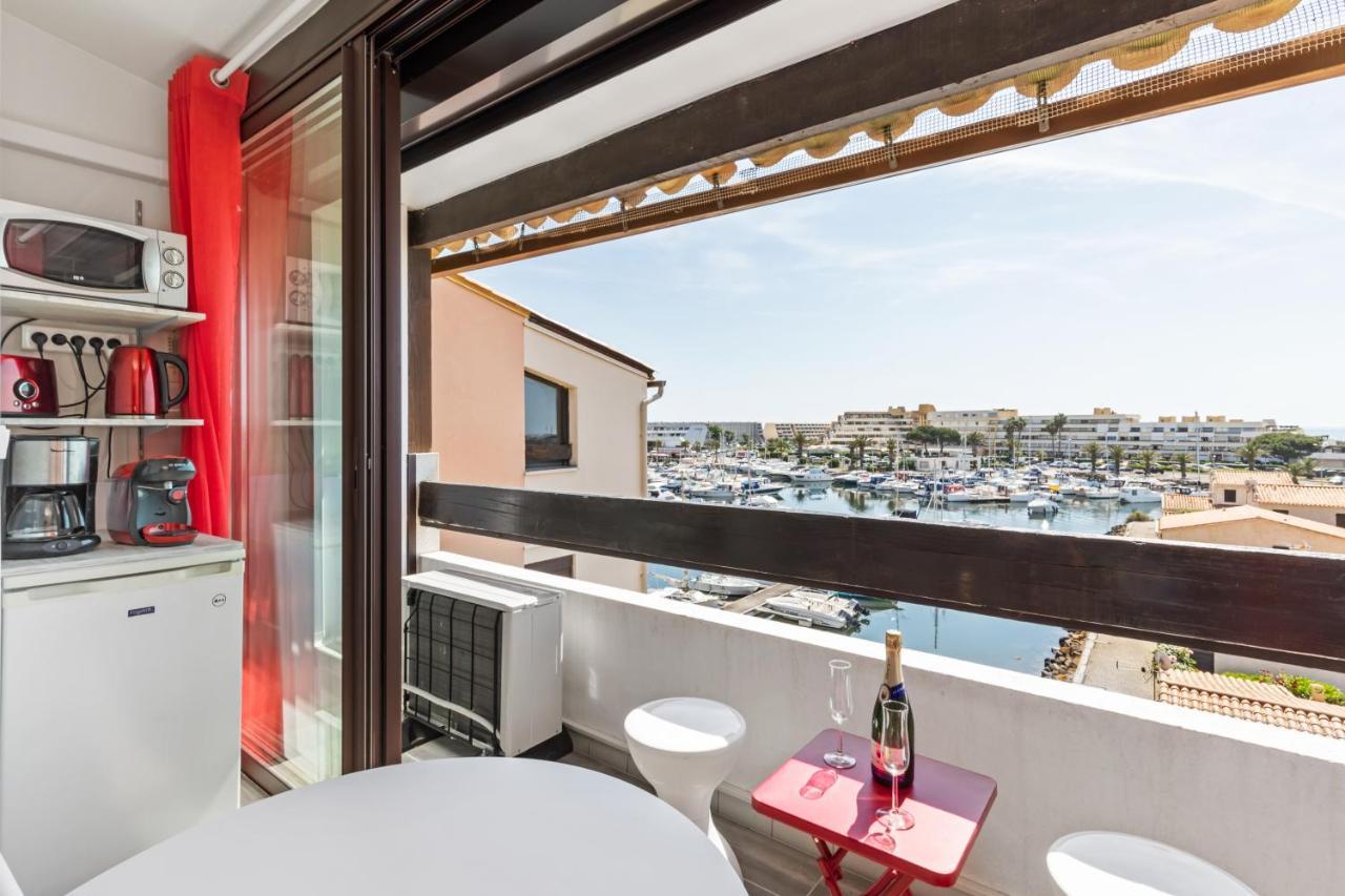 Studio Vue Mer Panoramique, Piscine Port Venus Village Naturiste Agde Ngoại thất bức ảnh