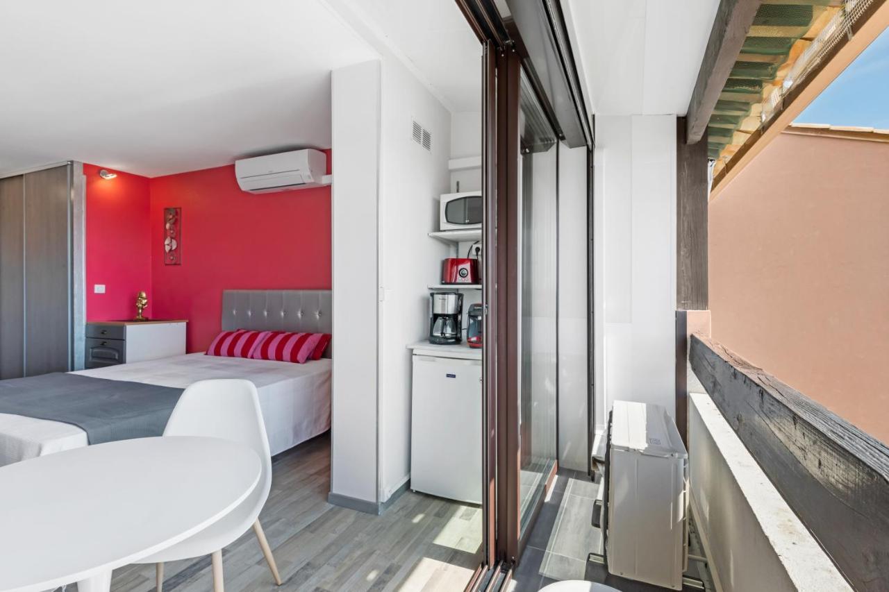 Studio Vue Mer Panoramique, Piscine Port Venus Village Naturiste Agde Ngoại thất bức ảnh
